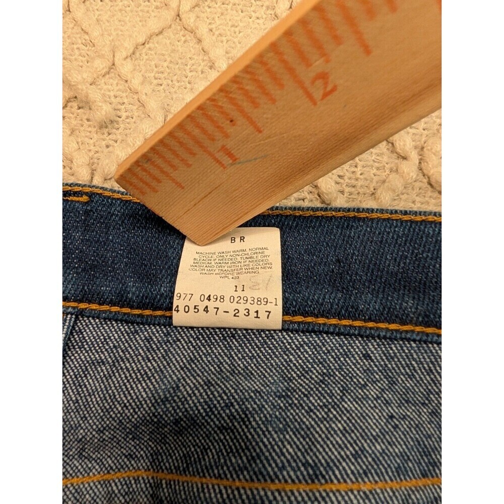 Vintage Levis 547 Bronze Tab Men’s Jeans 36x29 Dark Indigo Blue Wash 40547-2317 - Picture 10 of 16